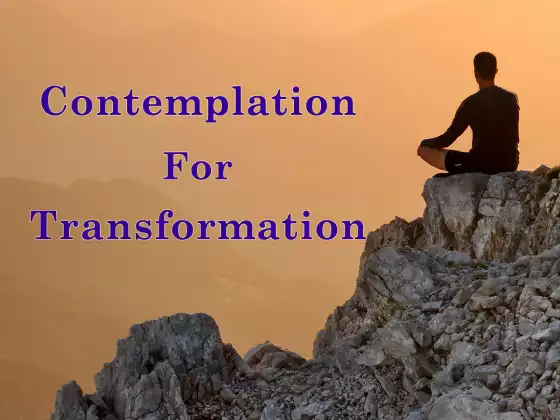 A New Year Practice of Contemplation and Reflection